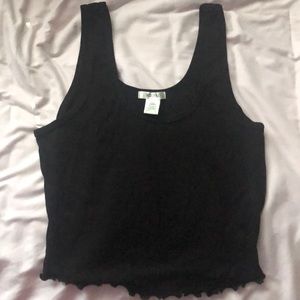 black tank top